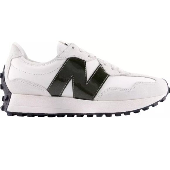 New Balance 327 ~ 2025~ Women's Sneakers Shoes Casual White Dark Olivine 6 - 10 - Picture 4 of 8